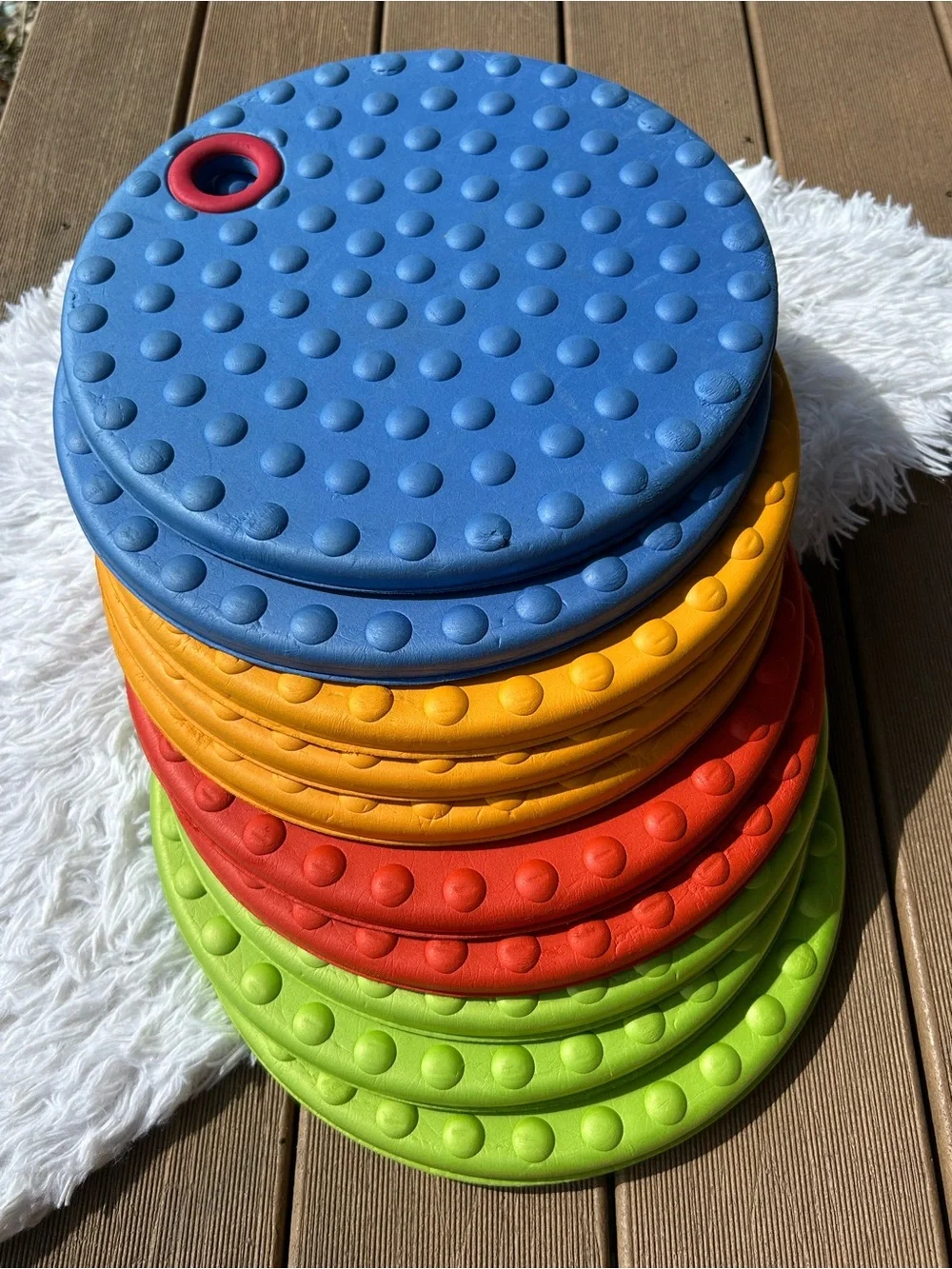 IKEA Vintage Maria Vinka PS UNDERBAR Tactile Cushion Mats  10-Piece Set